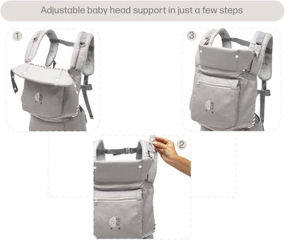 EBRAINIT nosidełko ergonomiczne z siateczką od 4msc do 20kg