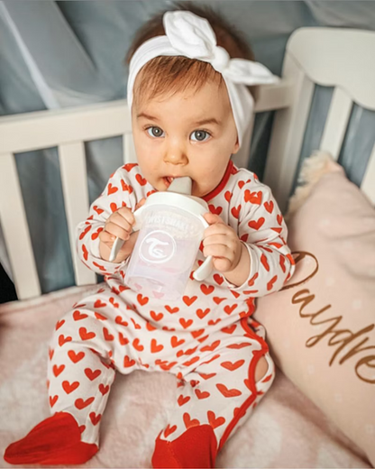 TWISTSHAKE Mini Cup cseppmentes itatópohár szívószállal és keverővel 230 ml 4 hónap+