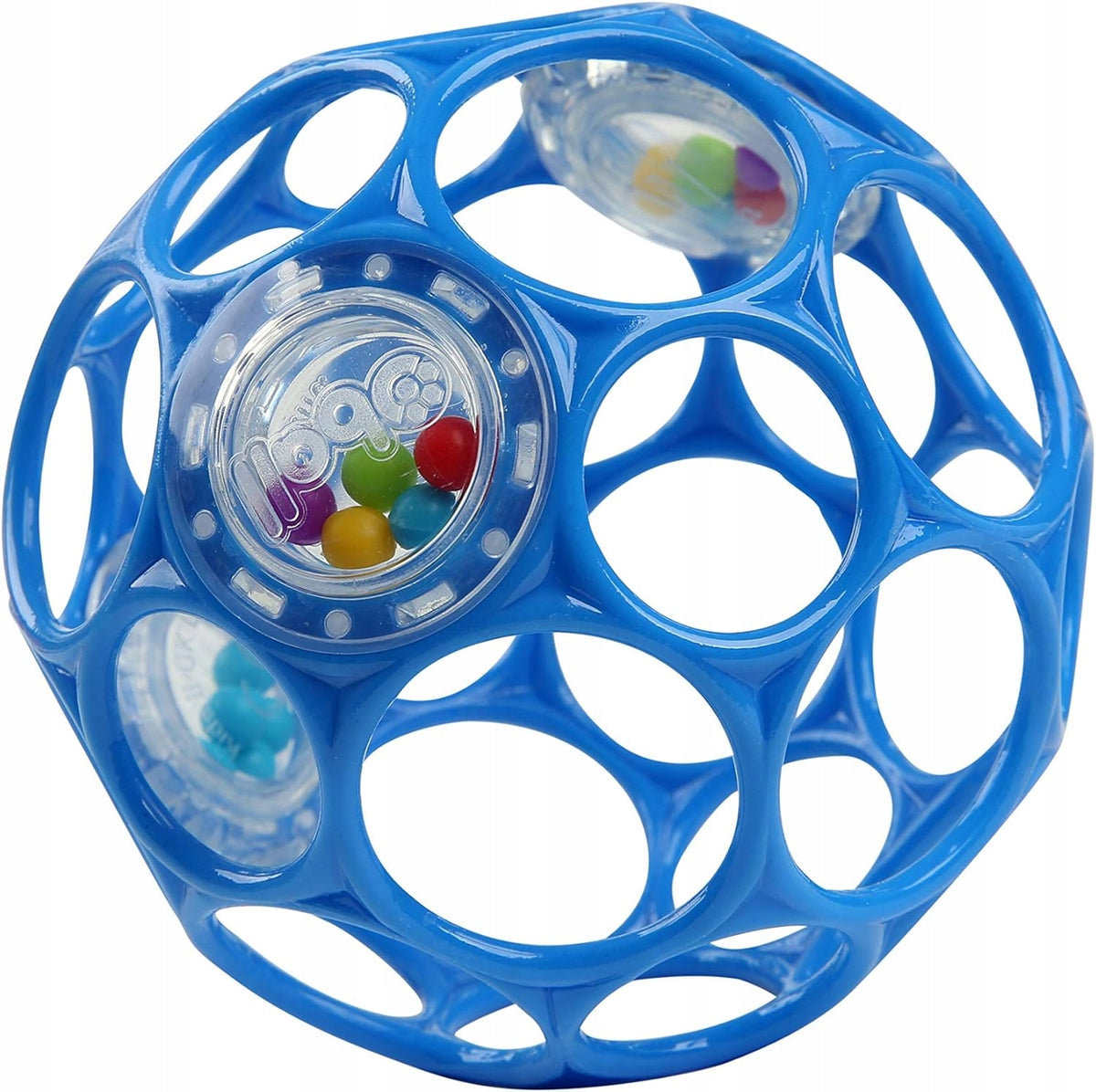 BRIGHT STARTS Oball Rattle szilikon fogóka rágóka csörgővel 10 cm