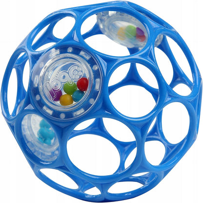 BRIGHT STARTS Oball Rattle szilikon fogóka rágóka csörgővel 10 cm