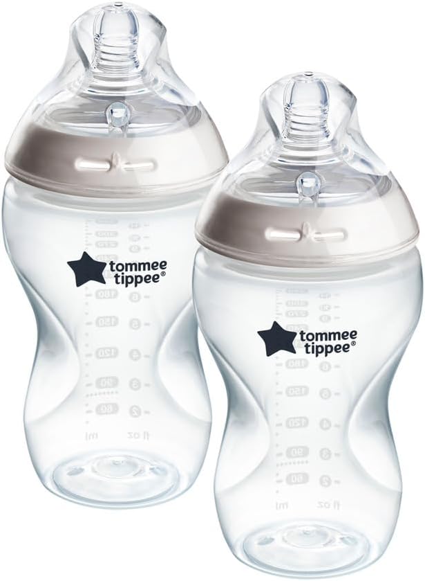 TOMMEE TIPPEE Natural Start 340 ml-es ANTI-COLIC cumisüveg 3 hónapos kortól