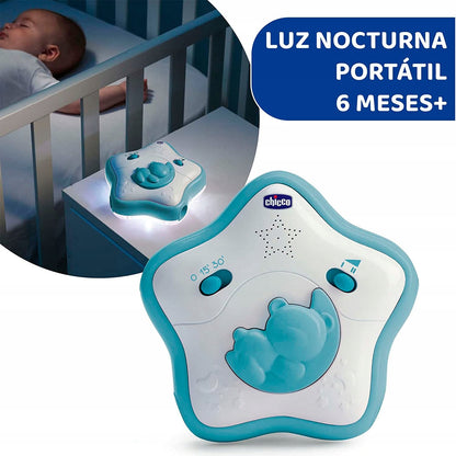 CHICCO Rainbow Sky 2-in-1-wagenboog en muziekdoosje met nachtlampje