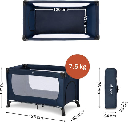 Hauck Dream N Play Plus utazóágy 120x60 15 kg-ig