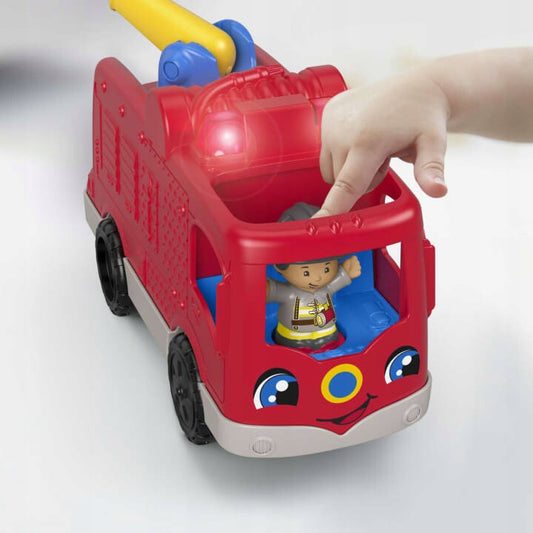 FISHER-PRICE GXR77 wóz strażacki + 1 figurka JĘZYK NIEMIECKI "O