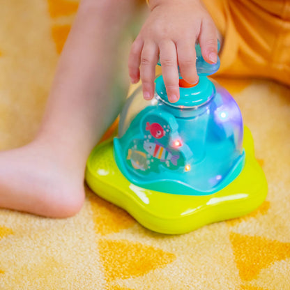Bright Starts Press Glow Spinner zenélő játék 6hó+