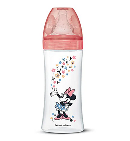 DODIE biberon 330 ml tétine 3 débit rapide 6 m+ DISNEY MINNIE