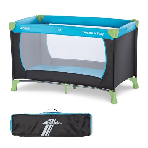 Hauck Dream N Play utazó kiságy Waterblue 120x60 cm