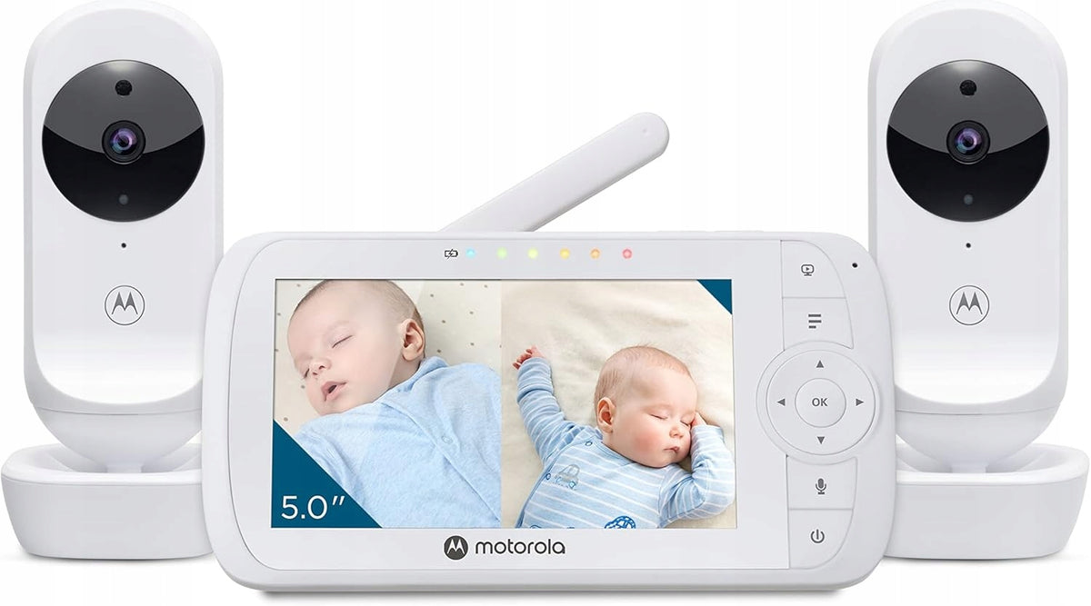 MOTOROLA VM35-2 baby monitor 5" + 2 telecamere