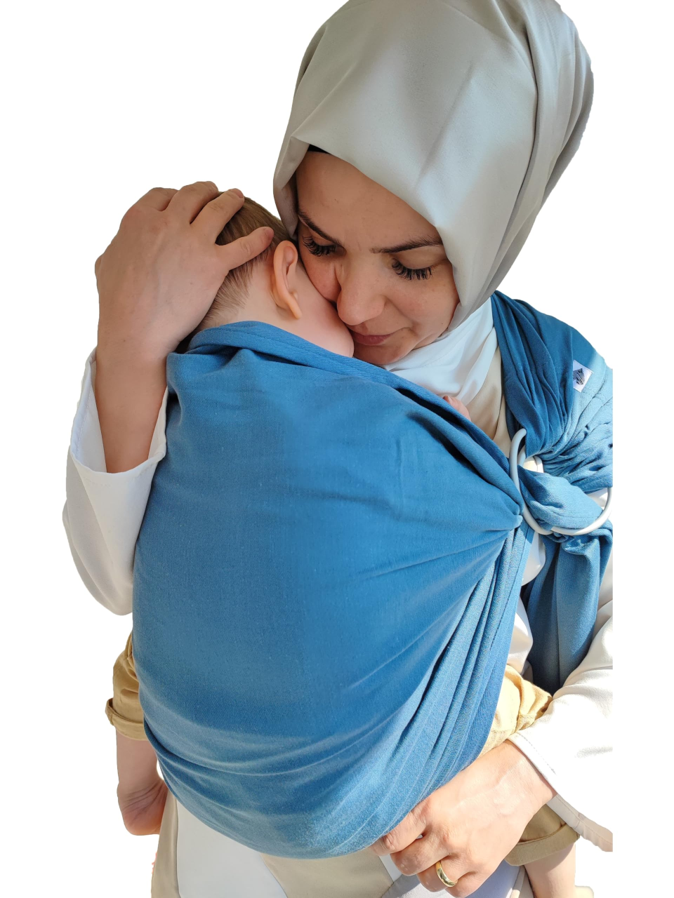 SHABANY écharpe à anneaux pour porter bébé COTON BIOLOGIQUE