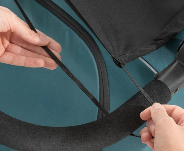HAUCK tenda parasole a vela per rimorchio bici DRYK DUO