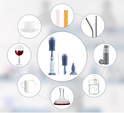 VICLOON 3-in-1 bottle cleaning brushes, pacifiers and nipples
