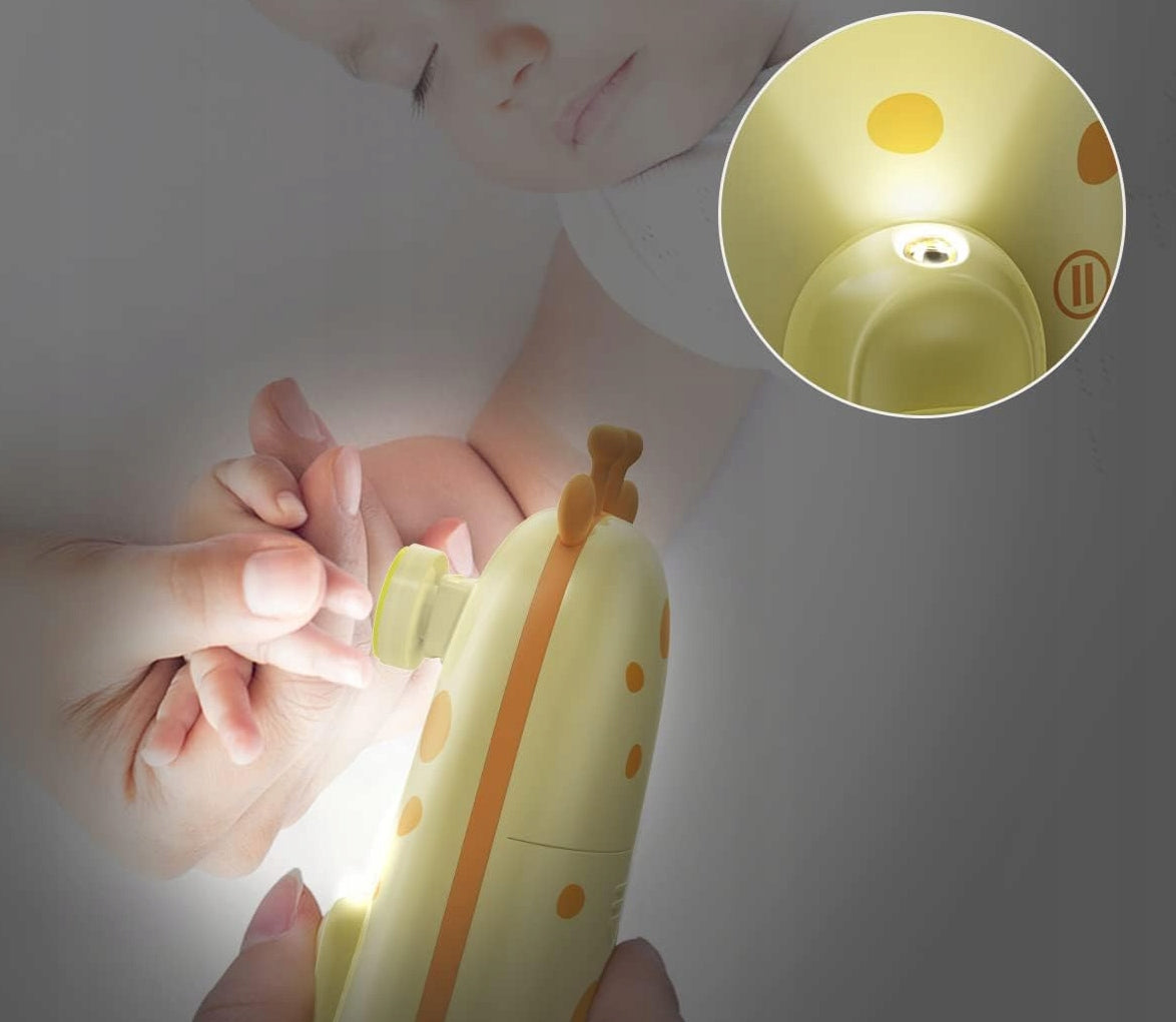 MEGAINVO electric nail file with LED light, 10 attachments