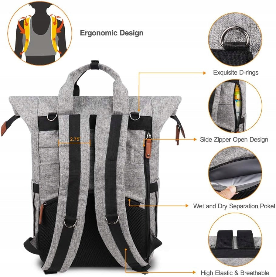 HAFMALL nappy bag and accessories