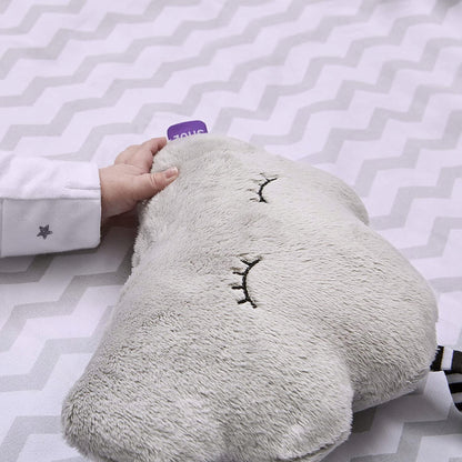 SNUZcloud pluche SLAAPMAKER wit geluid van hartslag en lichtjes