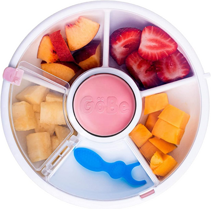 GOBE Snack Spinner roterende snackdoos 5 compartimenten 5,5 x 16 cm