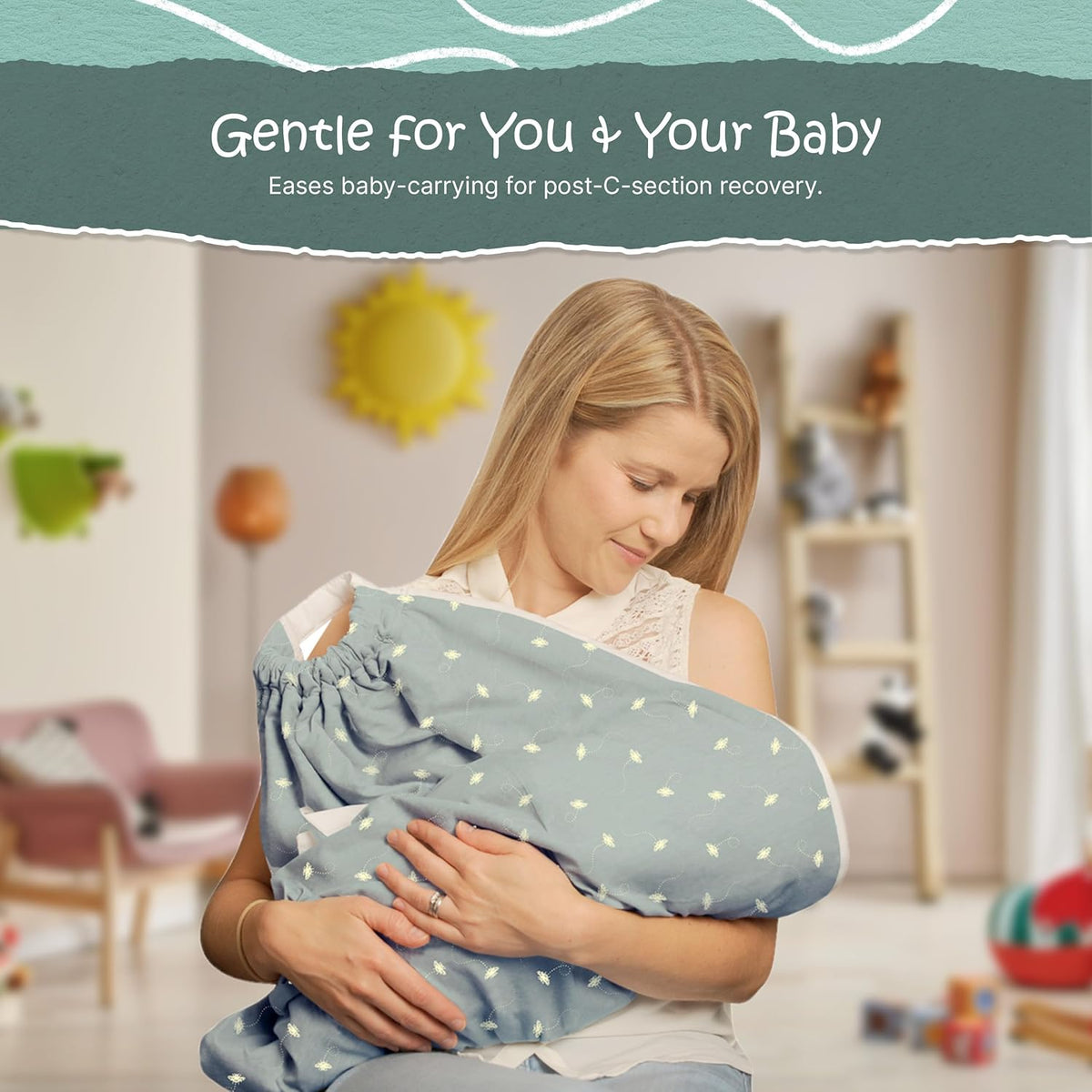 SNUGGLEBUND Baby Bumble hordozó takaró EKO PAMUT 0-6 hó