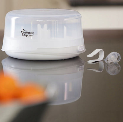TOMMEE TIPPEE mikrovlnný sterilizátor + dudlík