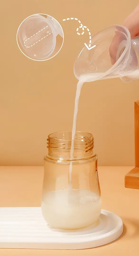 KOLEKTOR silikonowy do zbierania pokarmu 90 ml
