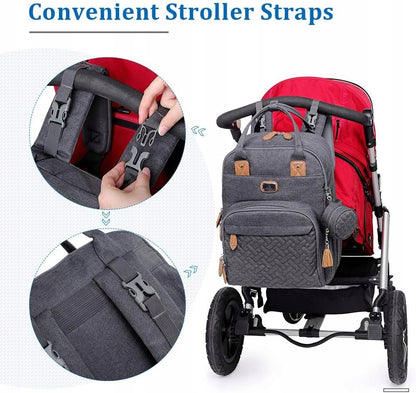 DIKASLON rugzak voor kinderwagen met accessoires