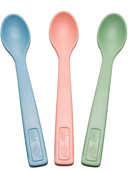 NIP Eat Green zestaw łyżeczek 3 sztuki 14 cm 4 m+