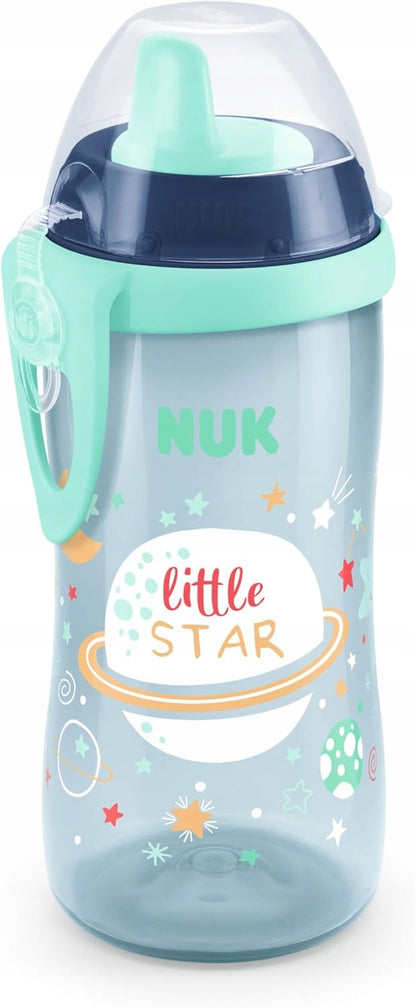 NUK Kiddy Cup sötétben világító cumisüveg 300 ml 12 hónapos kortól VILÁGŰR