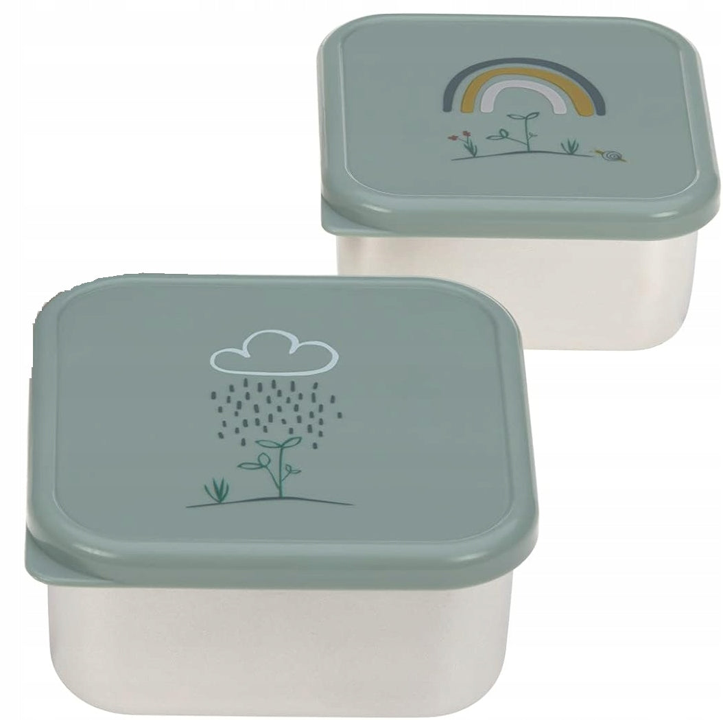 LASSIG Snackbox din oțel cutii pentru gustări x2