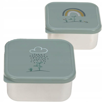 LASSIG Snackbox din oțel cutii pentru gustări x2