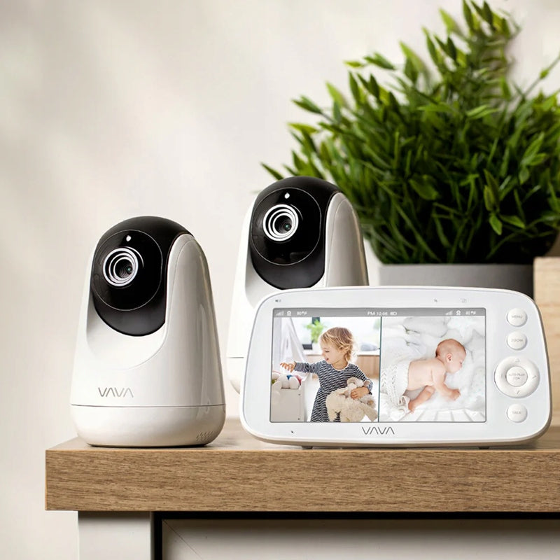 VAVA VA-IH009 elektronische nanny 5" + 2 camera's met afstandsbediening