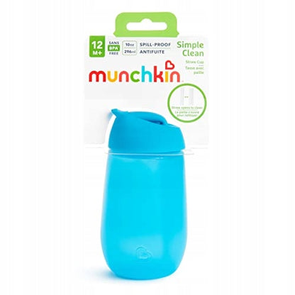 MUNCHKIN SIMPLE CLEAN Bicchiere con cannuccia 296ml 12 mesi+