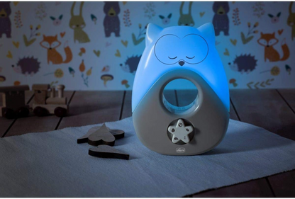 CHICCO Sweet Lights lampada notturna con melodie e suoni GUFO 13,5 x 18 cm