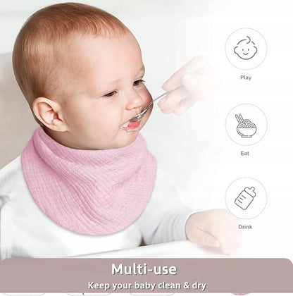LULU MOON śliniaki, bandany muślinowe na zatrzask