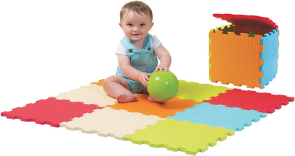 LUDI mata składana puzzle SENSORYCZNE 90x90