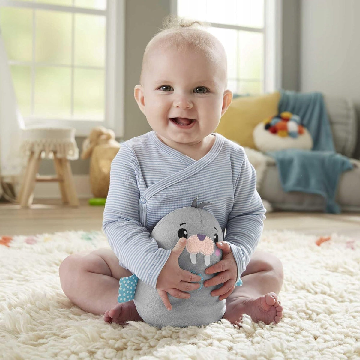 FISHER-PRICE Chill Vibes mors przytulanka