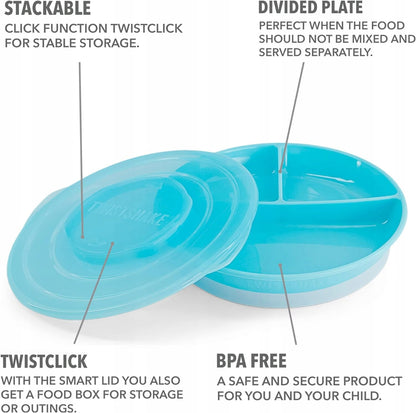 TWISTSHAKEthree-piece plate with lidcolour as on first photonew condition, packaging may show extensive signs