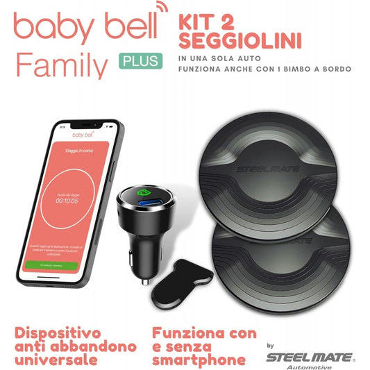 BABY BELL Drucksensor-Sitzauflage für den Autositz BLUETOOTH x2 – Produktfoto 2