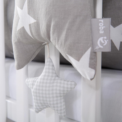 ROBA Little Stars zenélő babakocsi és kiságy függő dísz, 27 27 db cm