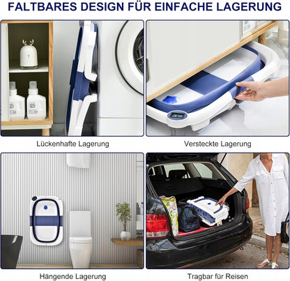 GLENMORE folding bathtub with drain and thermometer