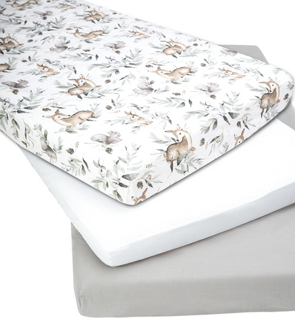 MEDIPARTNERS lepedő kiságyhoz 60cmx120 cm 3 db