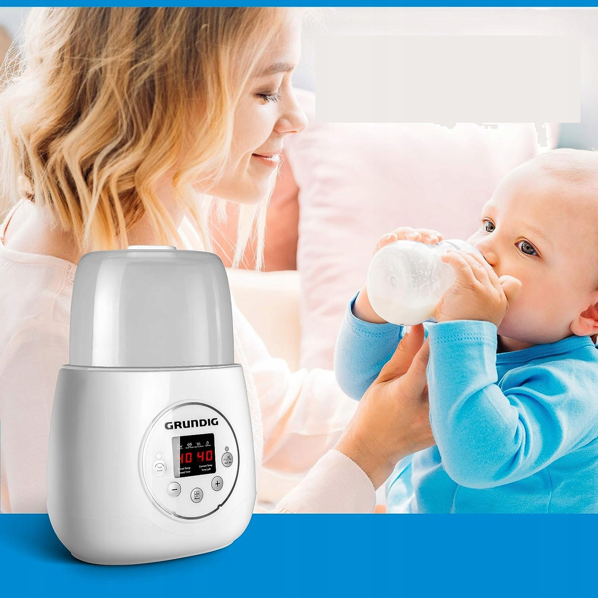 GRUNDIG 3v1 odmrazovač, ohrievač, sterilizátor