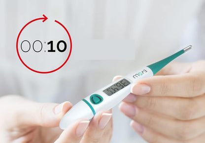 EVOLU DMT-4318 digitale thermometer met flexibele tip + etui 10 seconden