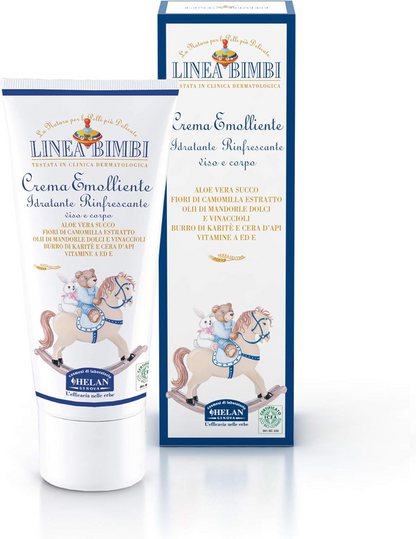 HELAN Linea Bimbi babaápoló szett SAMPON KRÉMEK PÚDER TÖRLŐKENDŐK