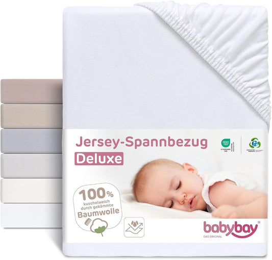 BABYBAY prześcieradło z gumką i membraną 89x50 cm