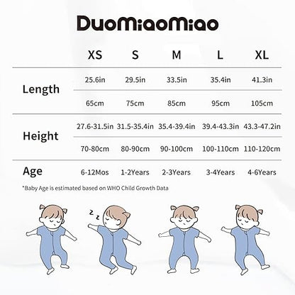 DUOMIAOMIAO gigoteuse d'hiver 2,5TOG S 80-90cm