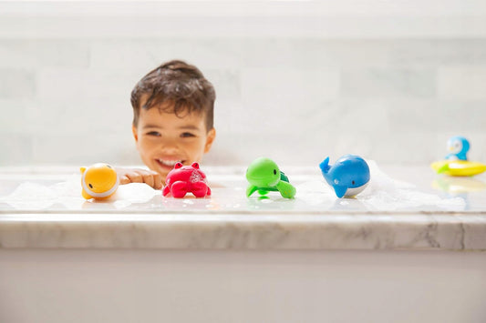 MUNCHKIN Ocean Badespielzeuge aus Gummi 8 Stück