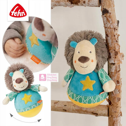 FEHN Funky Friend wańka WSTAŃKA 18cm grzechotka LEW