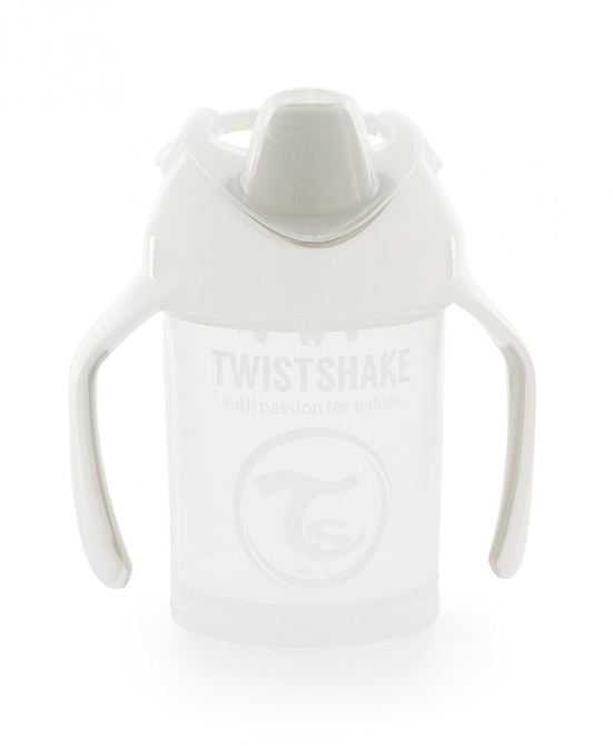 TWISTSHAKE Mini Cup cseppmentes itatópohár szívószállal és keverővel 230 ml 4 hónap+