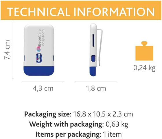 CHICCO BEBECARE Easy-Tech czujnik system do fotelika samochodowego