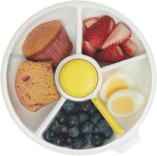 GOBE Snack Spinner forgó uzsonnás doboz 5 rekesszel 5,5 16 db cm