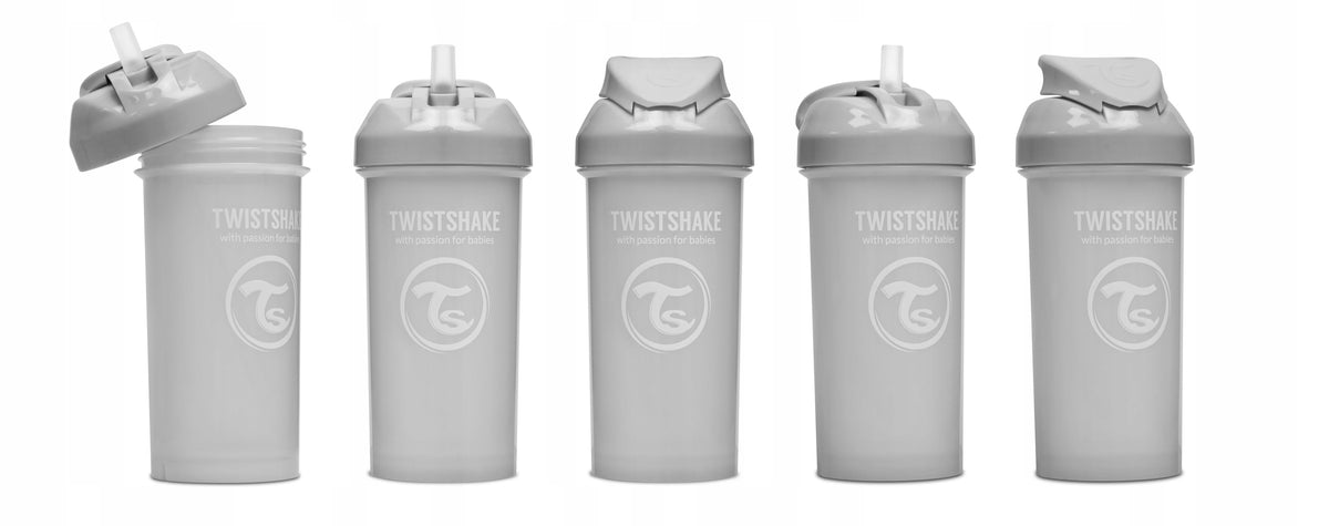 TWISTSHAKE Vaso antigoteo con pajita 360 ml 6 m+