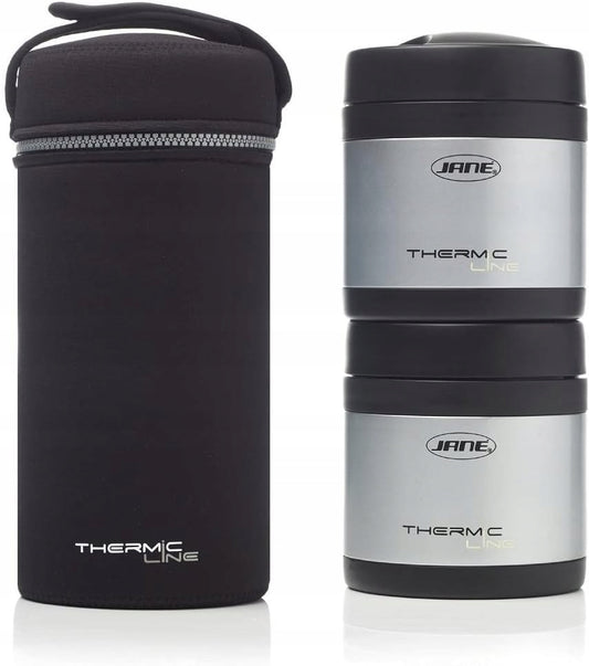 JANE 2 thermos alimentaires en acier 500 ml + étui